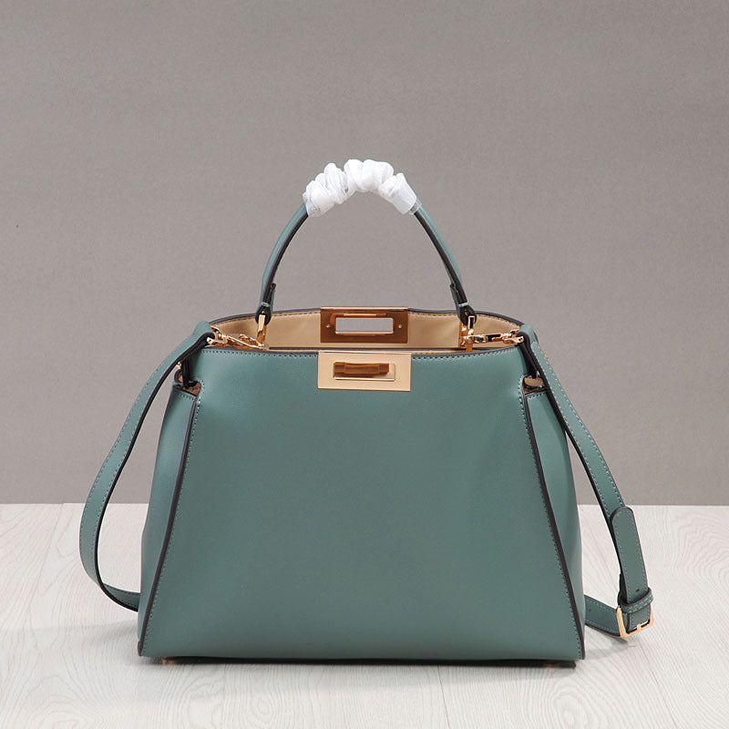 Women's leather crossbody handbag shoulder bag
