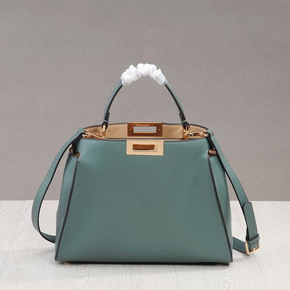 Women's leather crossbody handbag shoulder bag