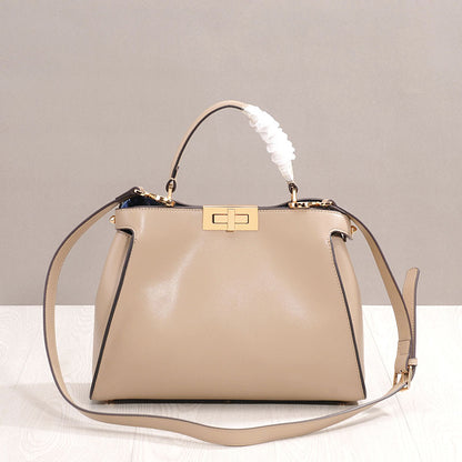 Women's leather crossbody handbag shoulder bag