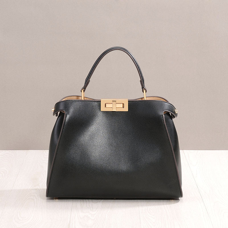 Women's leather crossbody handbag shoulder bag