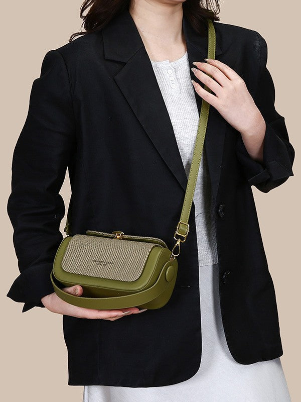Women's Leather Crossbody Shoulder Bag
