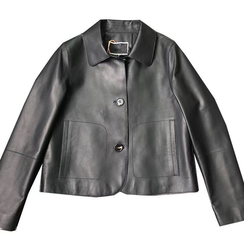 Women's leather jacket