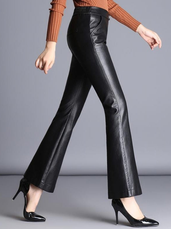 Women's leather pants
