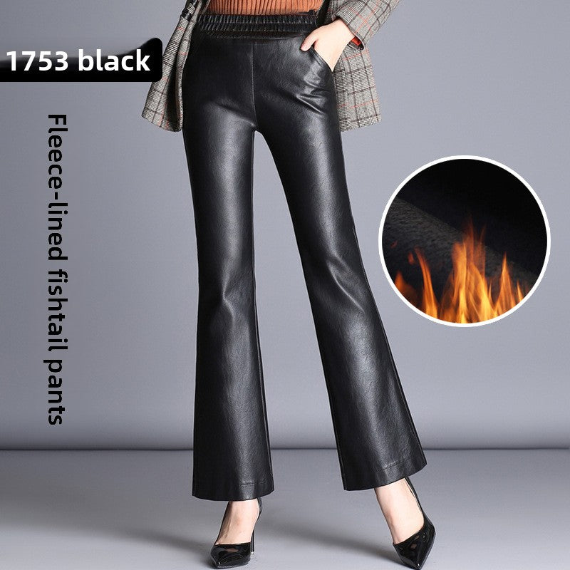 Women's leather pants
