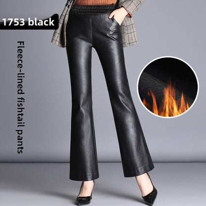 Women's leather pants