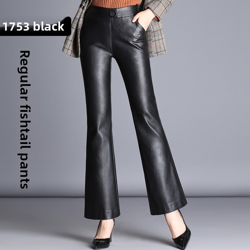 Women's leather pants