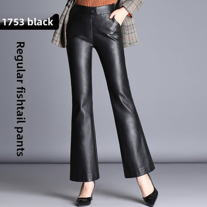Women's leather pants