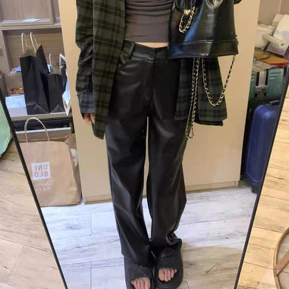 Women's leather pants