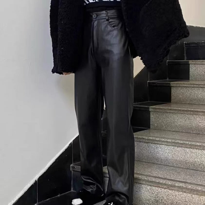 Women's leather pants