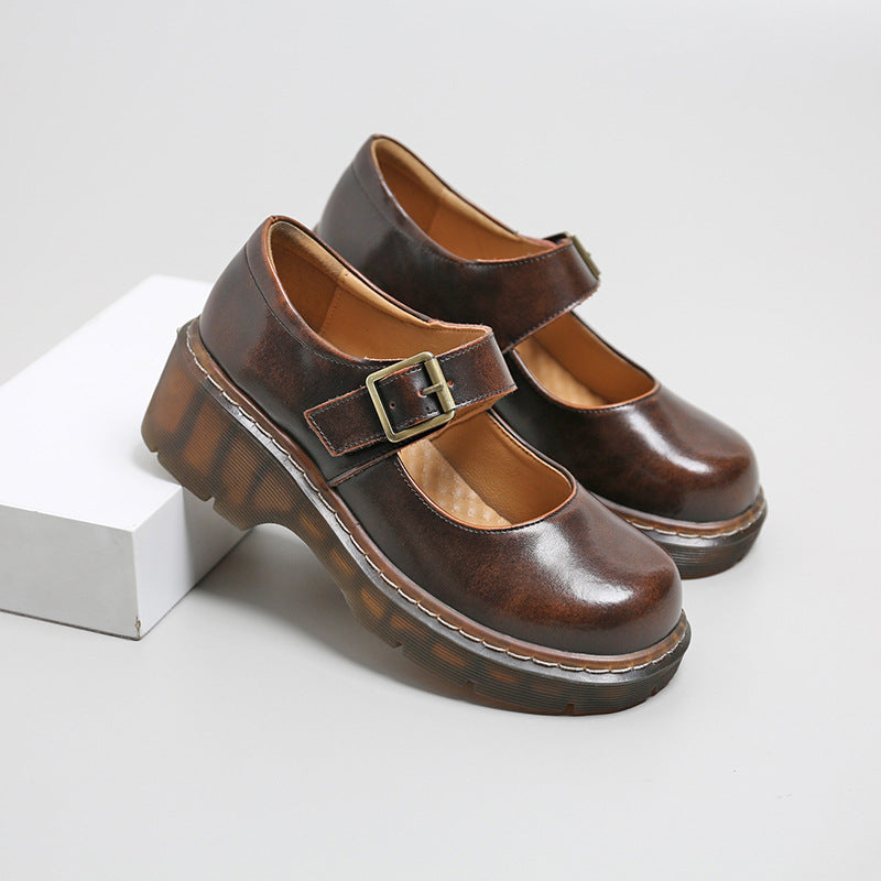 Women's leather shoes
