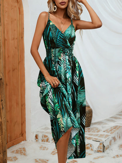 Women's Leopard-Print Slip Dress
