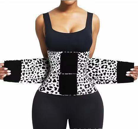 Women's Leopard Print Waist Trainer Belt
