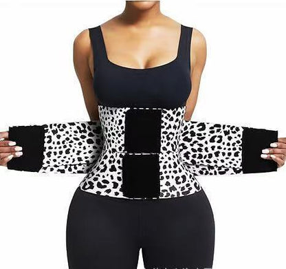 Women's Leopard Print Waist Trainer Belt