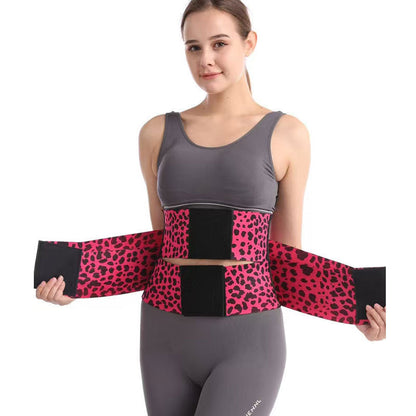 Women's Leopard Print Waist Trainer Belt
