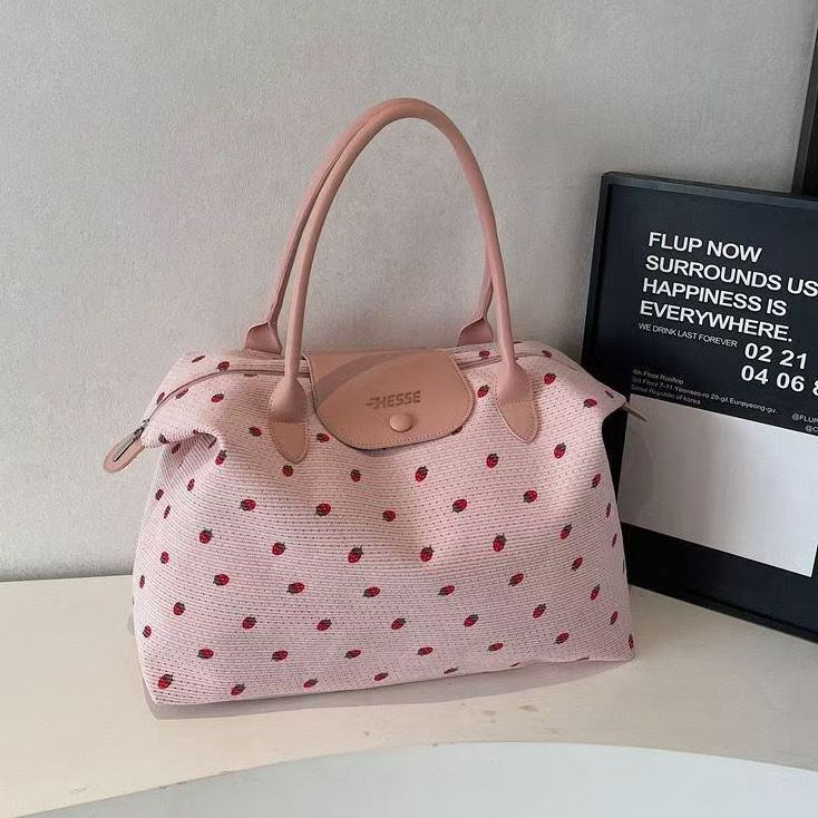 Women's Lightweight Polka Dot Tote Bag