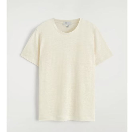 Women's Linen Blend Short Sleeve T-Shirt