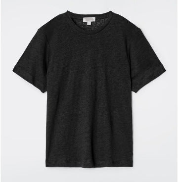 Women's Linen Blend Short Sleeve T-Shirt