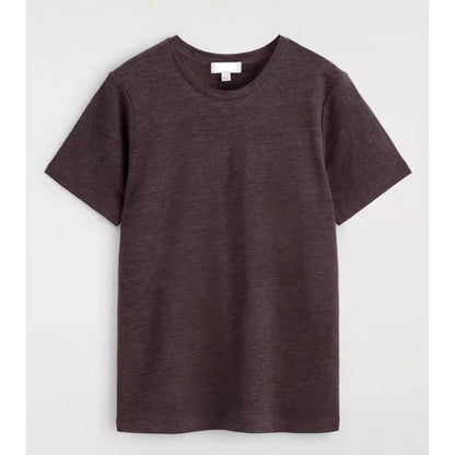 Women's Linen Blend Short Sleeve T-Shirt