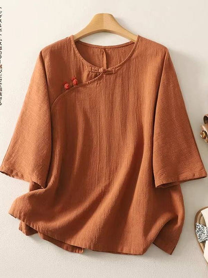 Women's Linen Cotton Two-Piece Set