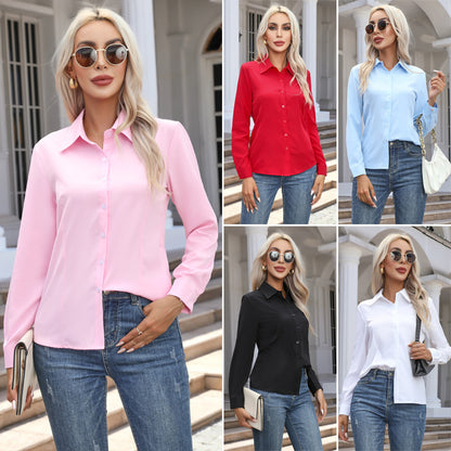 Women's Long Sleeve Button Up Shirt