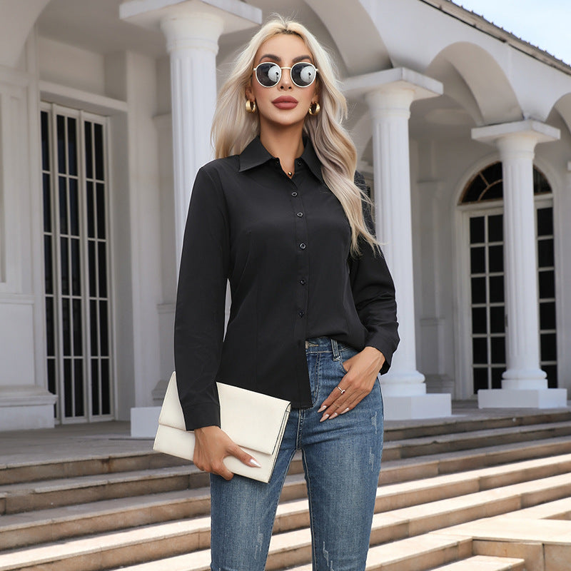 Women's Long Sleeve Button Up Shirt