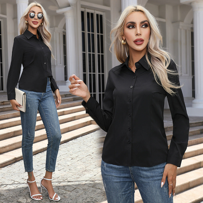 Women's Long Sleeve Button Up Shirt