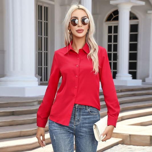 Women's Long Sleeve Button Up Shirt