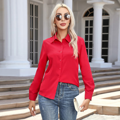 Women's Long Sleeve Button Up Shirt