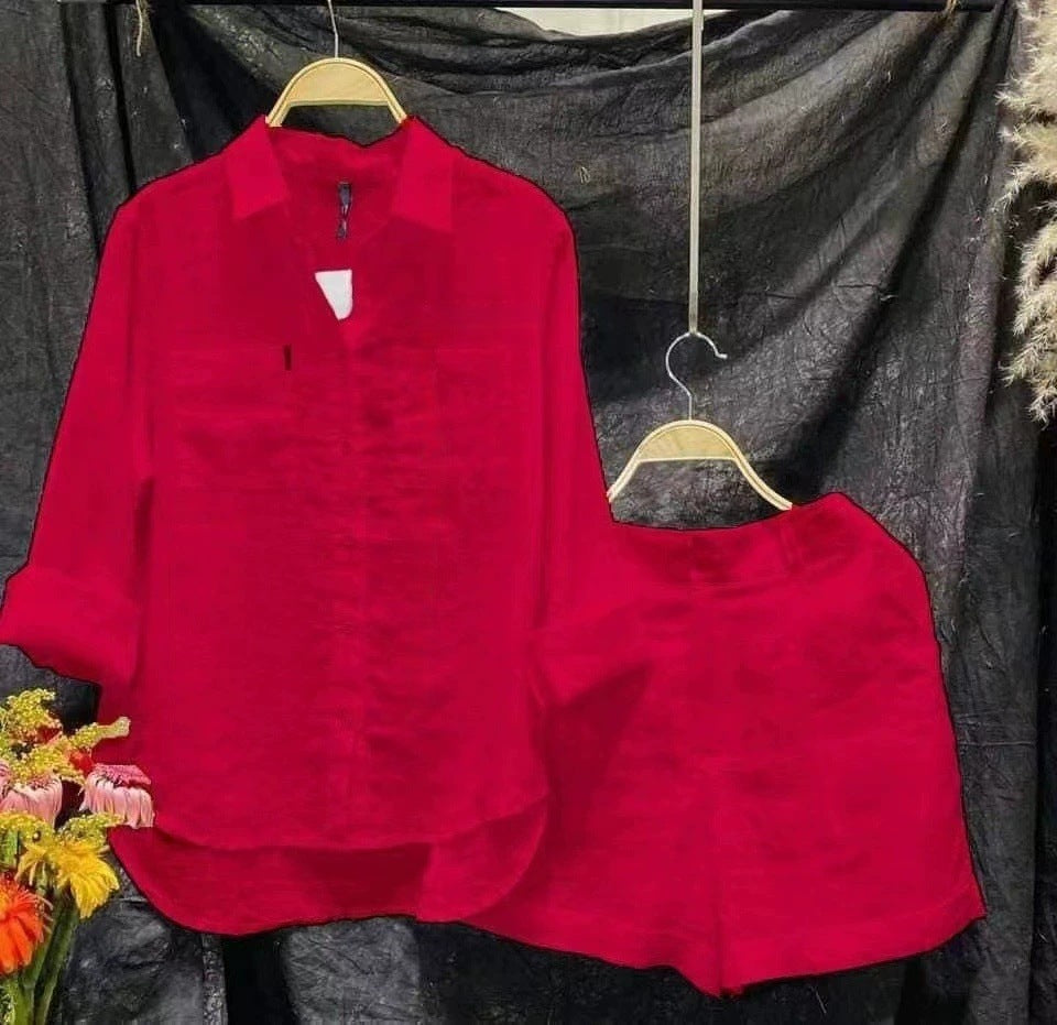 Women's Long Sleeve Cardigan and Pants Set