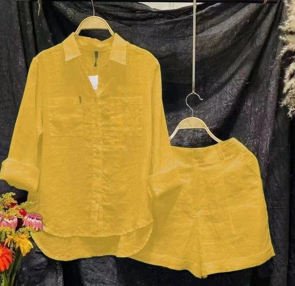 Women's Long Sleeve Cardigan and Pants Set