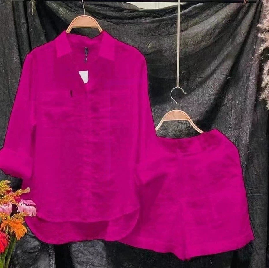Women's Long Sleeve Cardigan and Pants Set