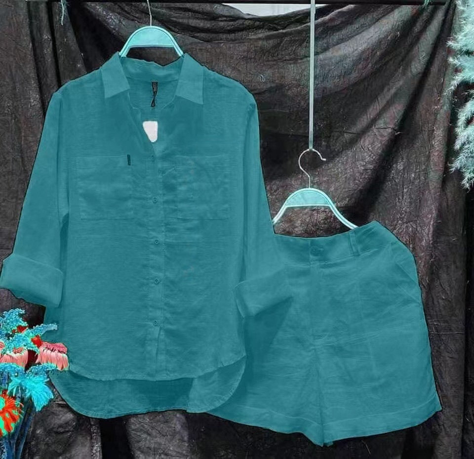 Women's Long Sleeve Cardigan and Pants Set