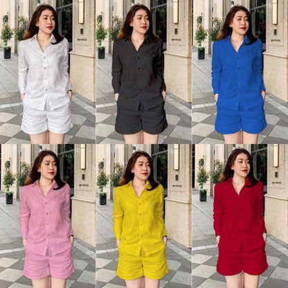 Women's Long Sleeve Cardigan and Pants Set