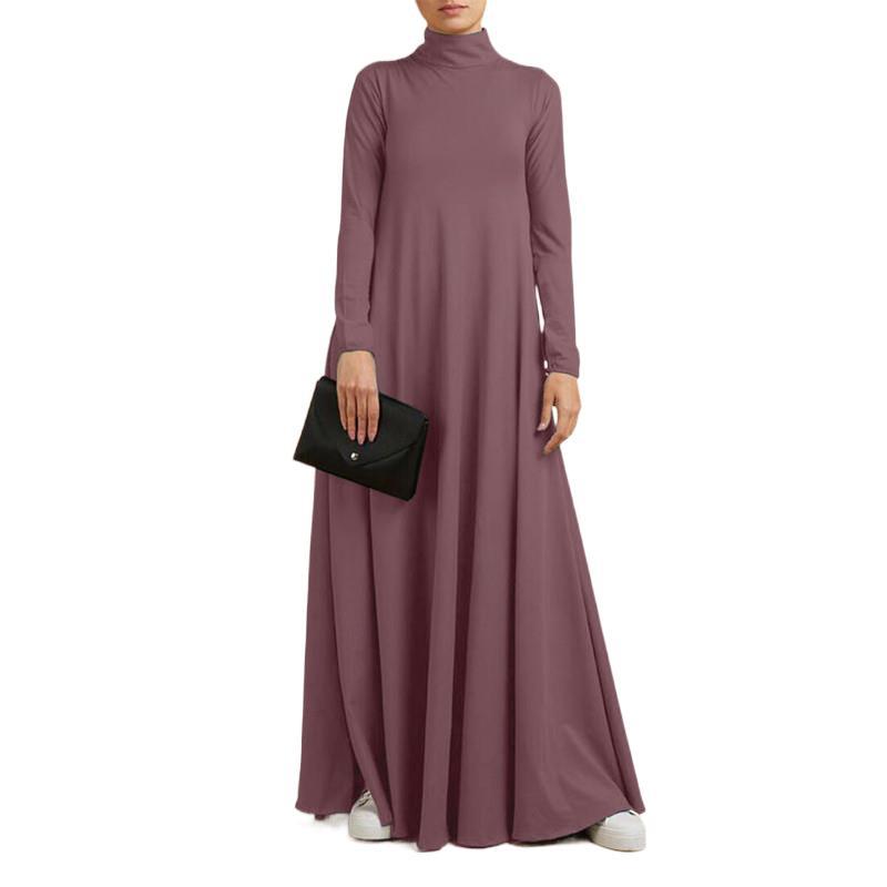 Women's Long Sleeve High Collar Dress