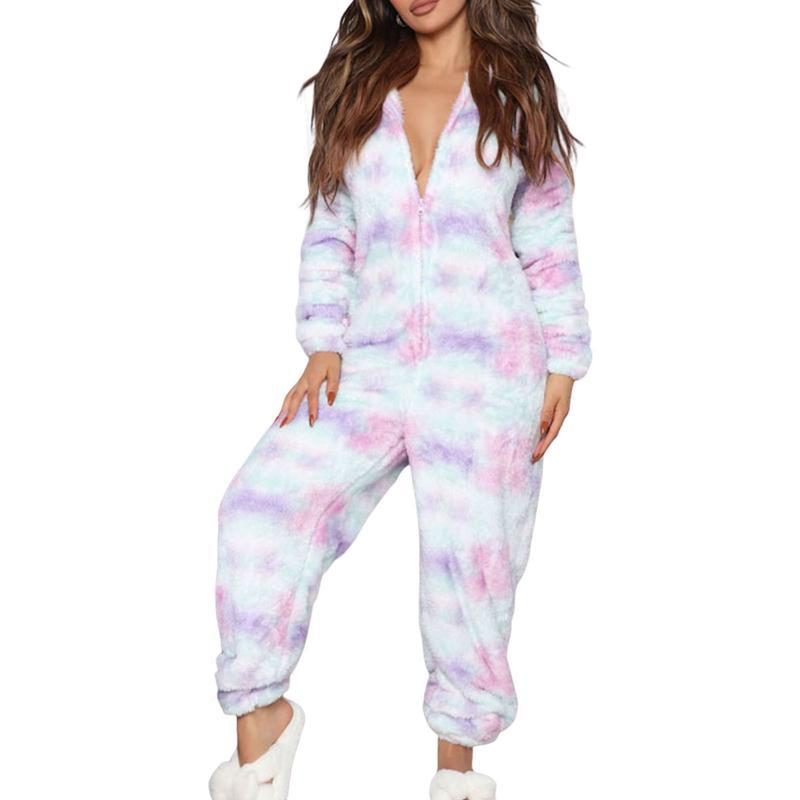 Women's Long Sleeve Hooded Jumpsuit