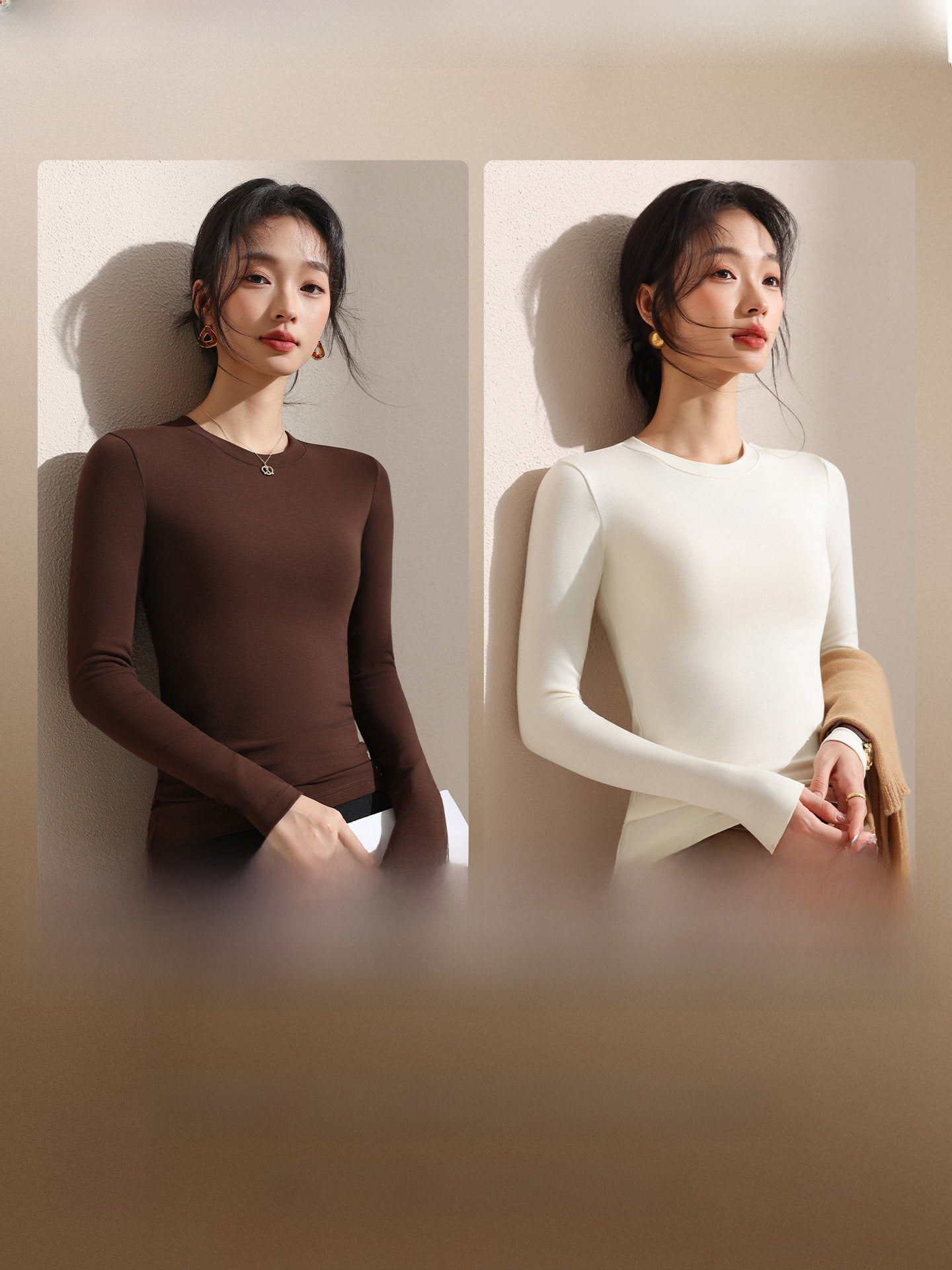 Women's Long Sleeve Knit T-Shirt
