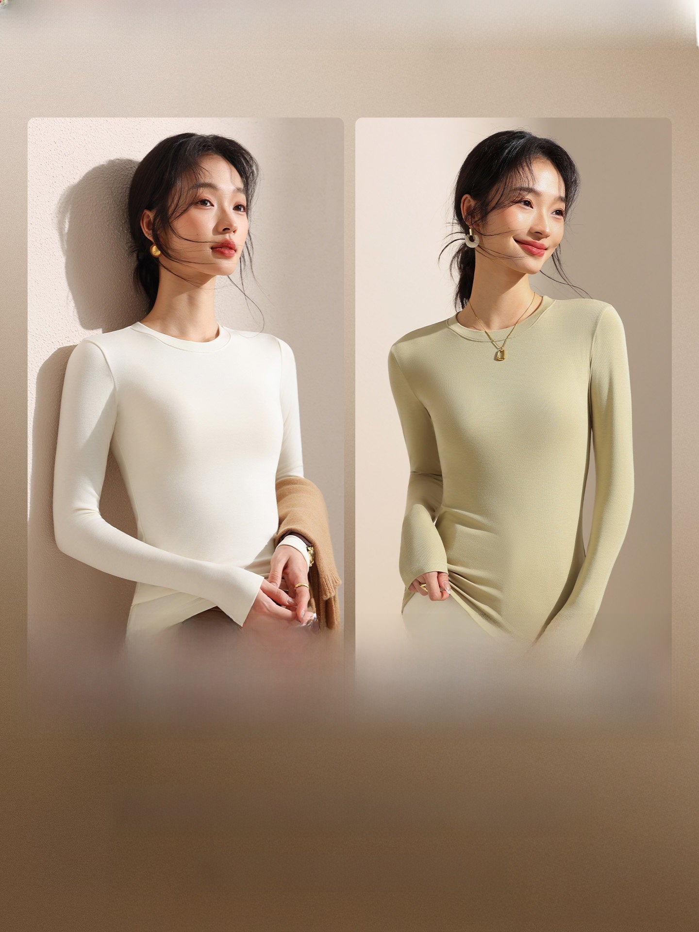 Women's Long Sleeve Knit T-Shirt
