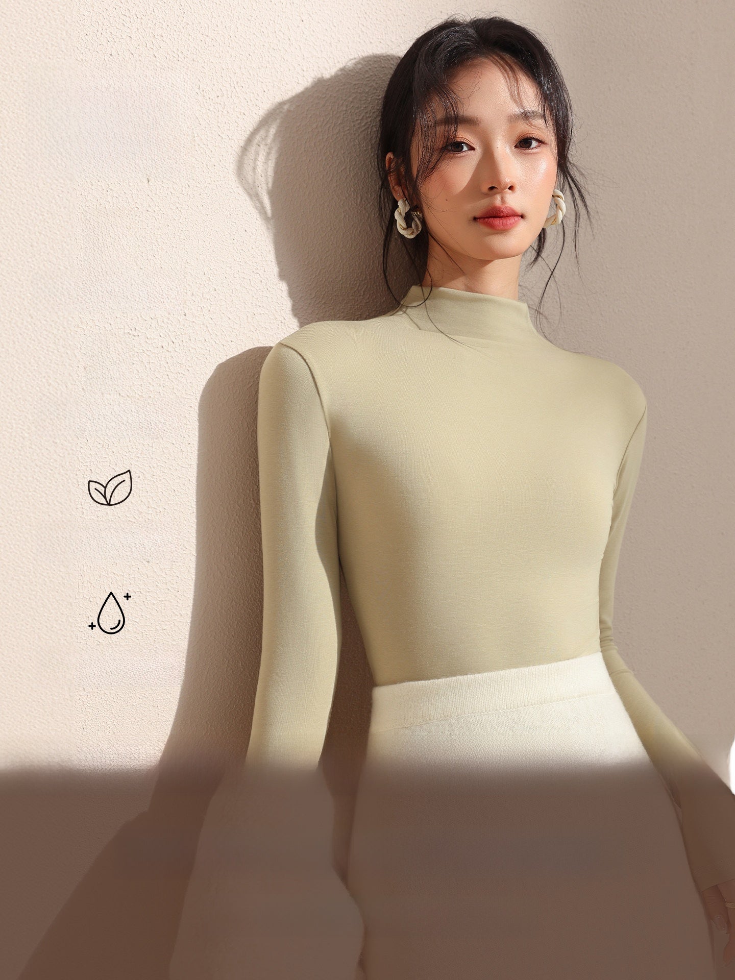 Women's Long Sleeve Knit T-Shirt