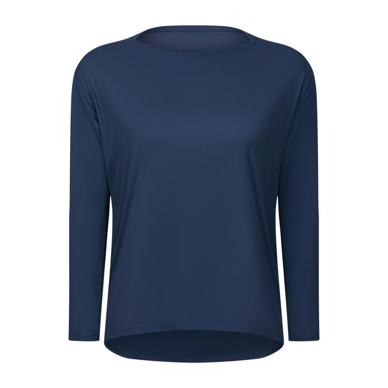 Women's Long Sleeve Loose Fit Yoga Training T-Shirt