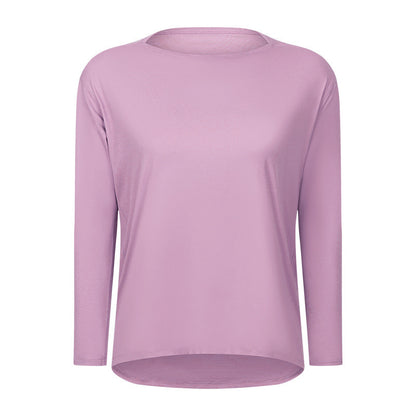 Women's Long Sleeve Loose Fit Yoga Training T-Shirt