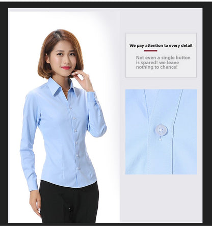 Women's Long Sleeve Office Shirt
