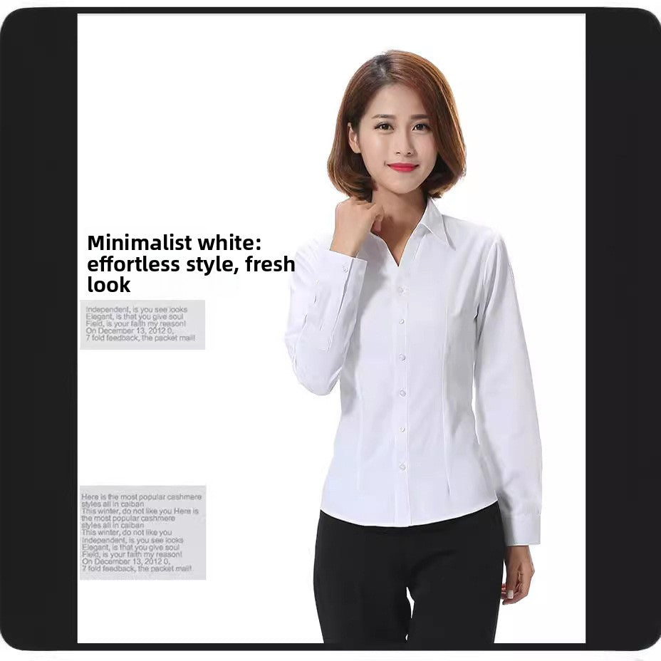 Women's Long Sleeve Office Shirt