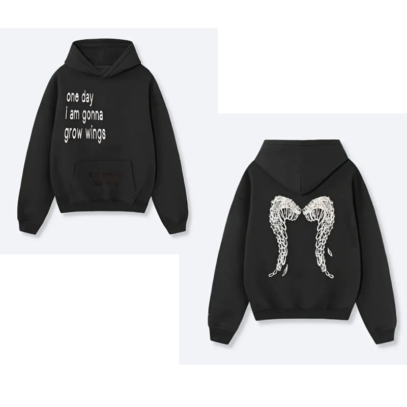 Women's Long Sleeve Printed Pullover Hoodie