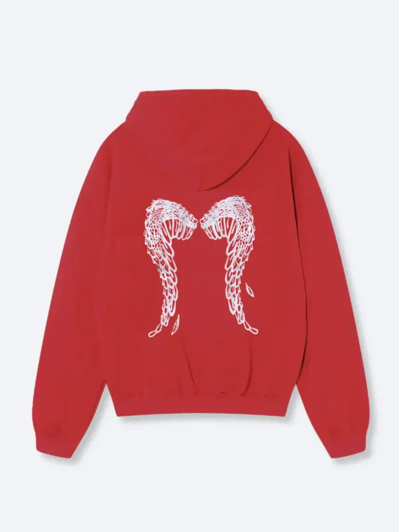 Women's Long Sleeve Printed Pullover Hoodie