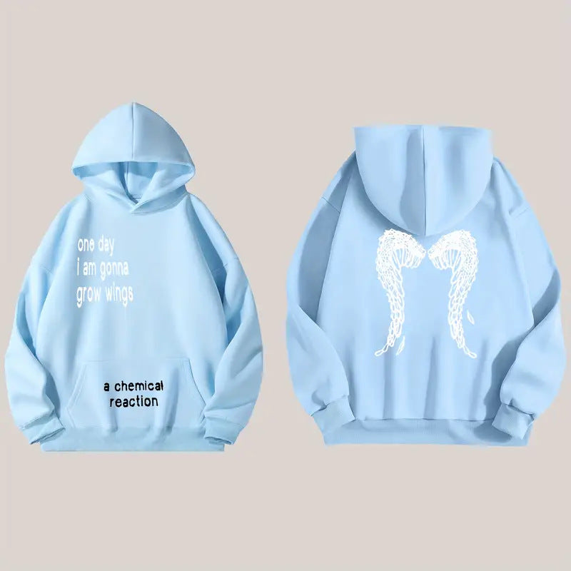 Women's Long Sleeve Printed Pullover Hoodie