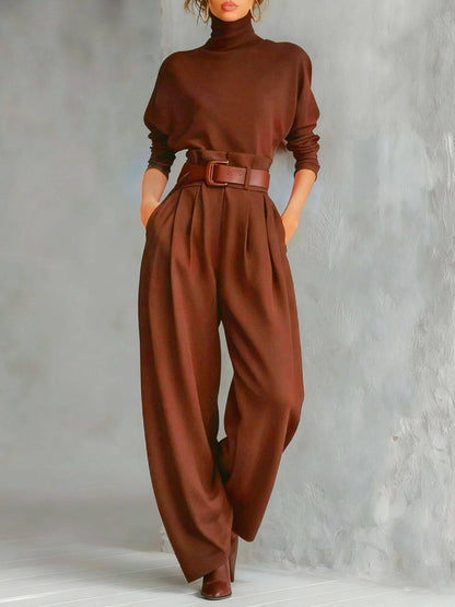 Women's Long Sleeve Shirt and Trousers Set