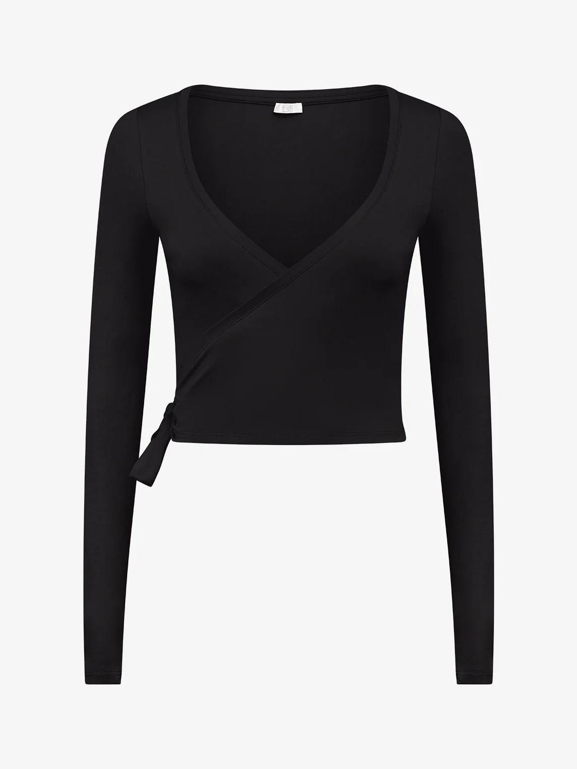 Women's Long Sleeve Strappy Yoga Top for Fitness