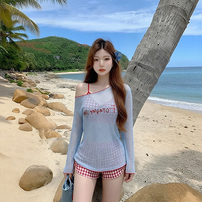 Women's Long Sleeve Swimsuit Set