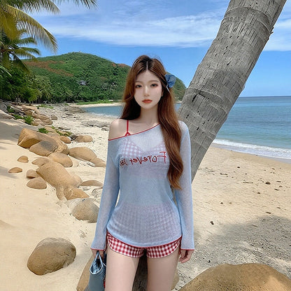 Women's Long Sleeve Swimsuit Set
