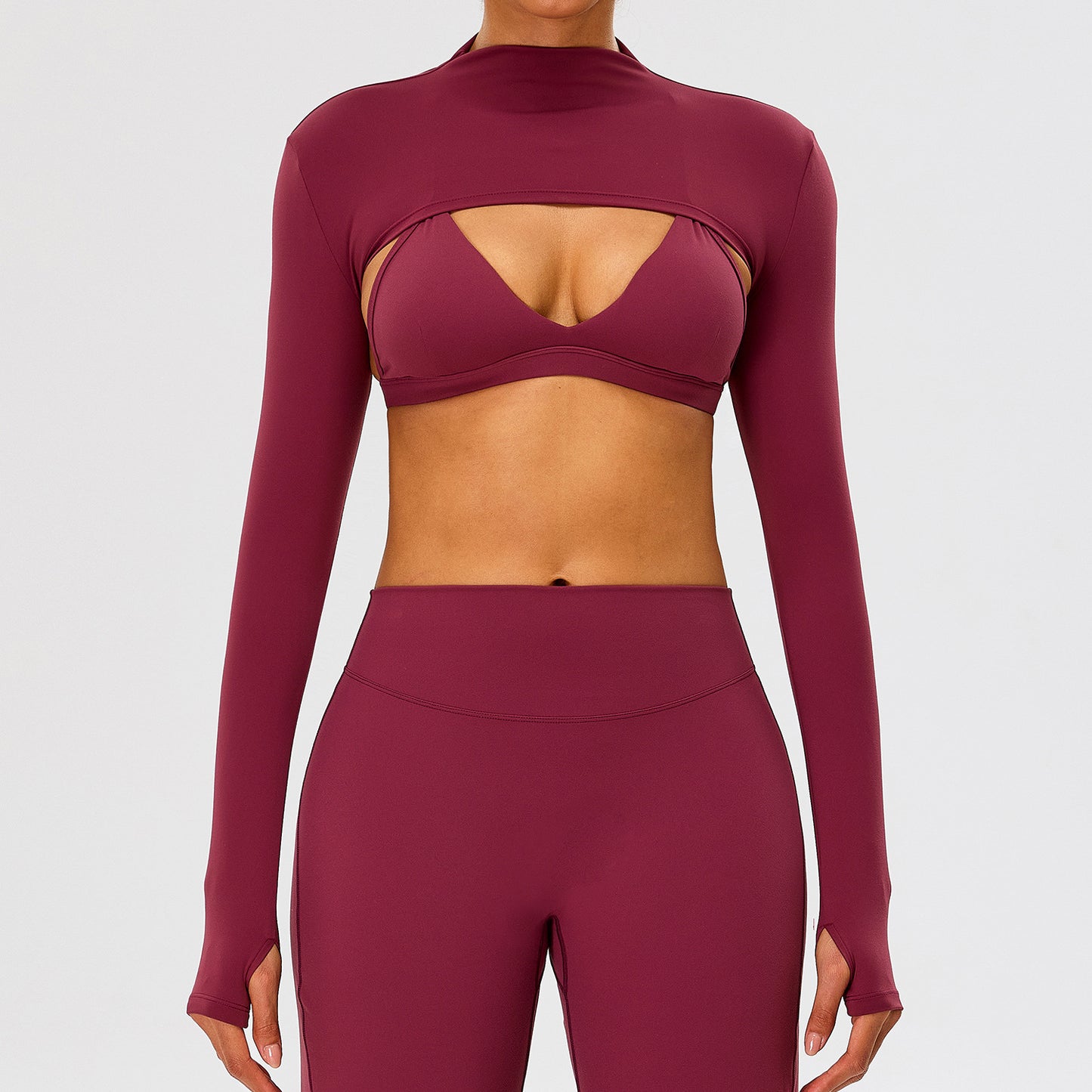 Women's Long Sleeve Yoga Top Fitness Wear